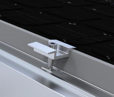 Solar panel clamps