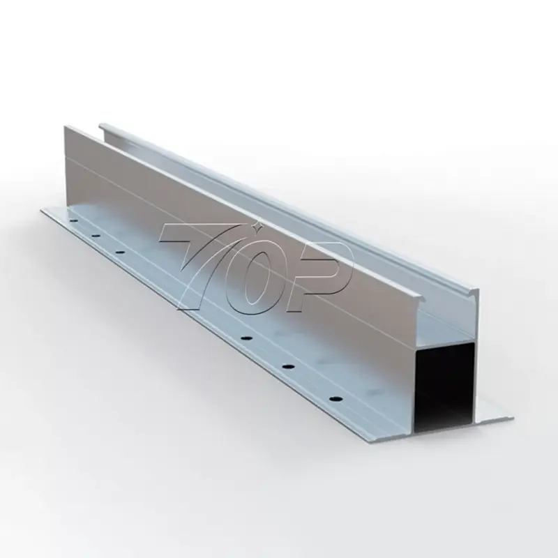 MiniRail system for Trapezoidal Metal Roof Solar