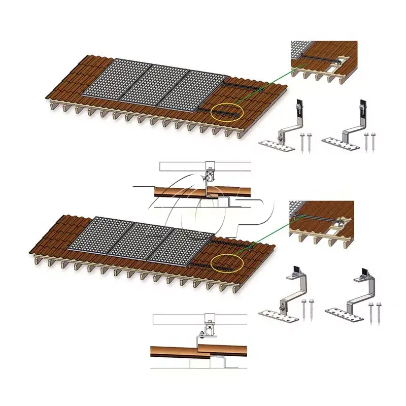 Solar Brackets for Tile Roof